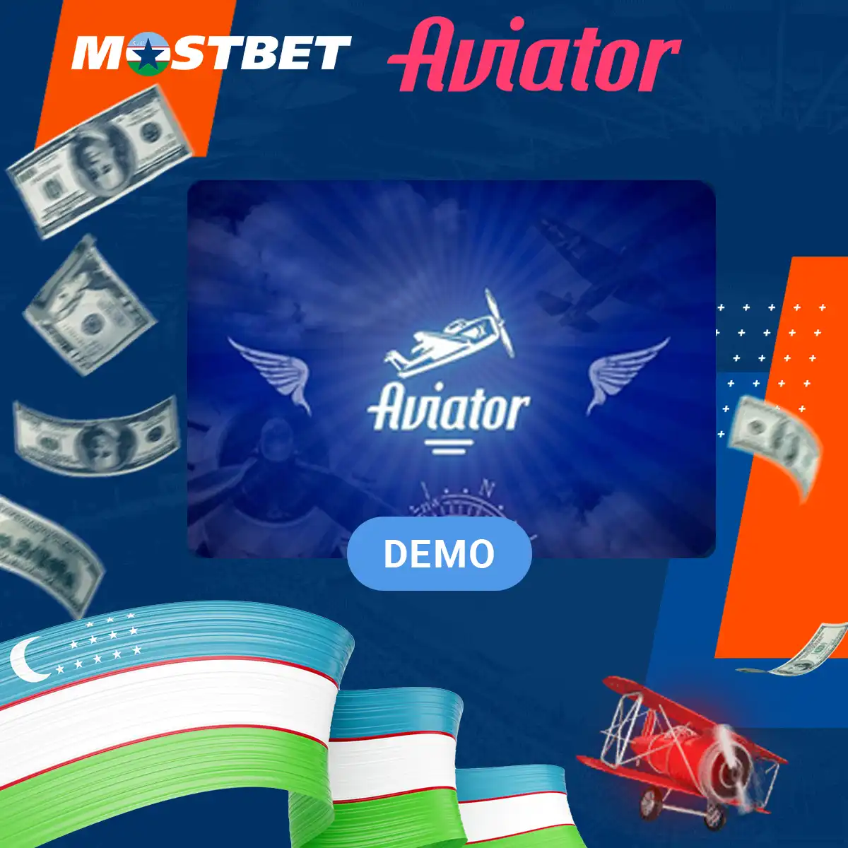 Play the demo version of Aviator safely on the Mostbet platform.
