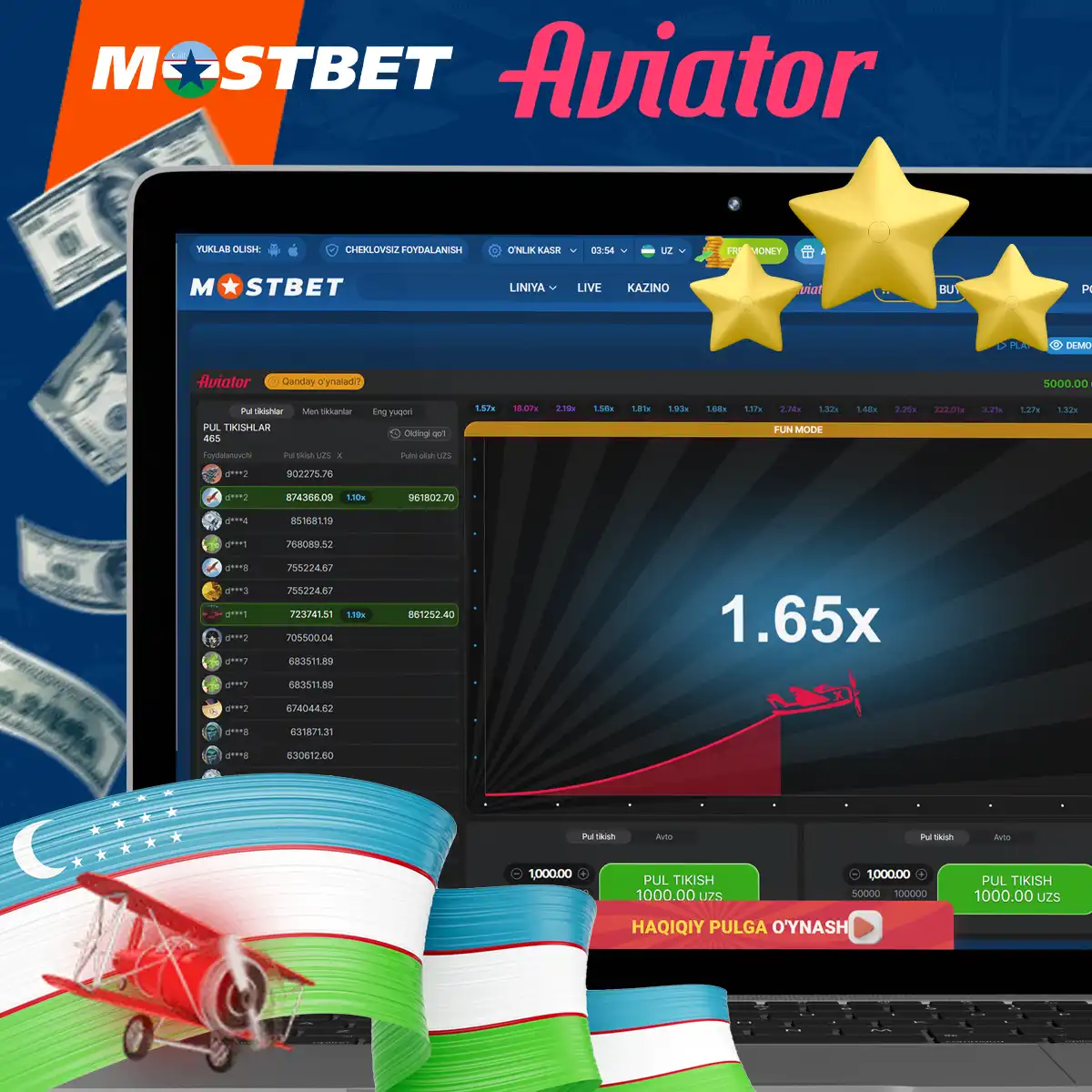 Features of Mostbet Aviator.