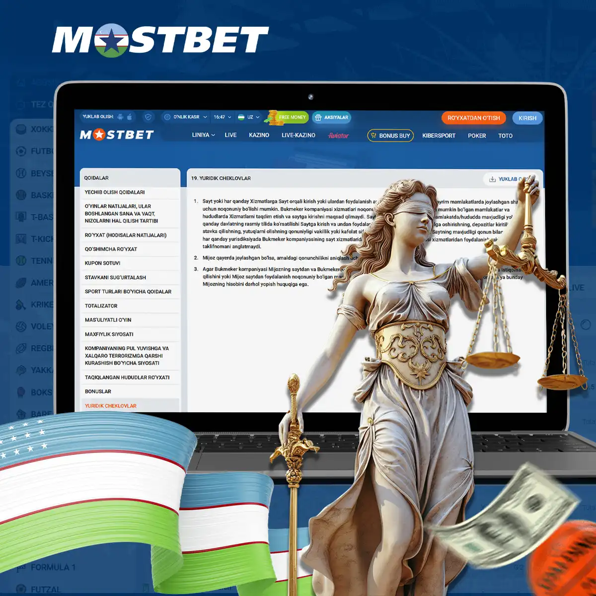 Mostbet operates legally as a licensed bookmaker under Curacao regulations.